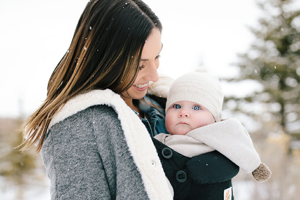 Keeping Baby Cosy in Winter | Ergobaby UK | Omni 360 Baby Carrier