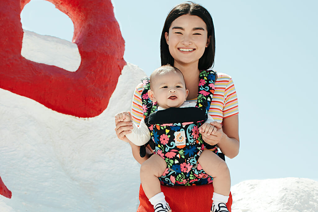 Ergobaby UK | Bold & Beautiful Spring 2019 Fashion Finds | Ergobaby Omni 360 Baby Carrier in Flores