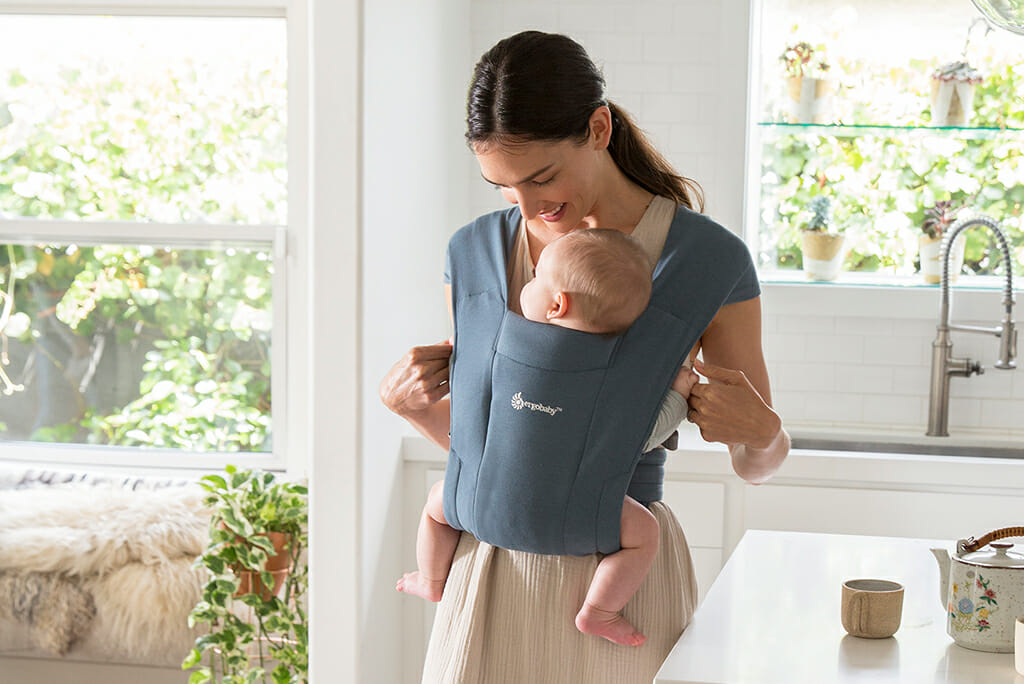 Embrace... Getting to Know Each Other | Ergobaby Embrace Oxford Blue