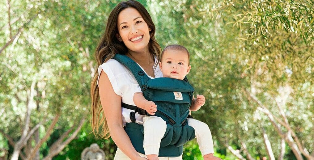 Ergobaby UK | Omni 360 Cool Air Mesh Baby Carrier in Evergreen