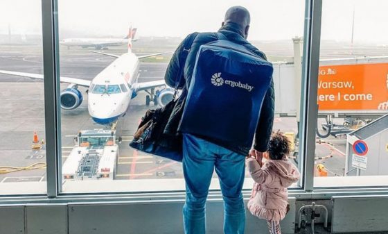 Flying with a baby- at the airport