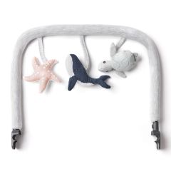 Ergobaby Evolve Bouncer Toy Bar - Light Grey: Ocean Wonders