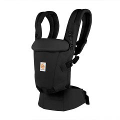 Adapt SoftTouch™ Cotton Baby Carrier: Onyx Black