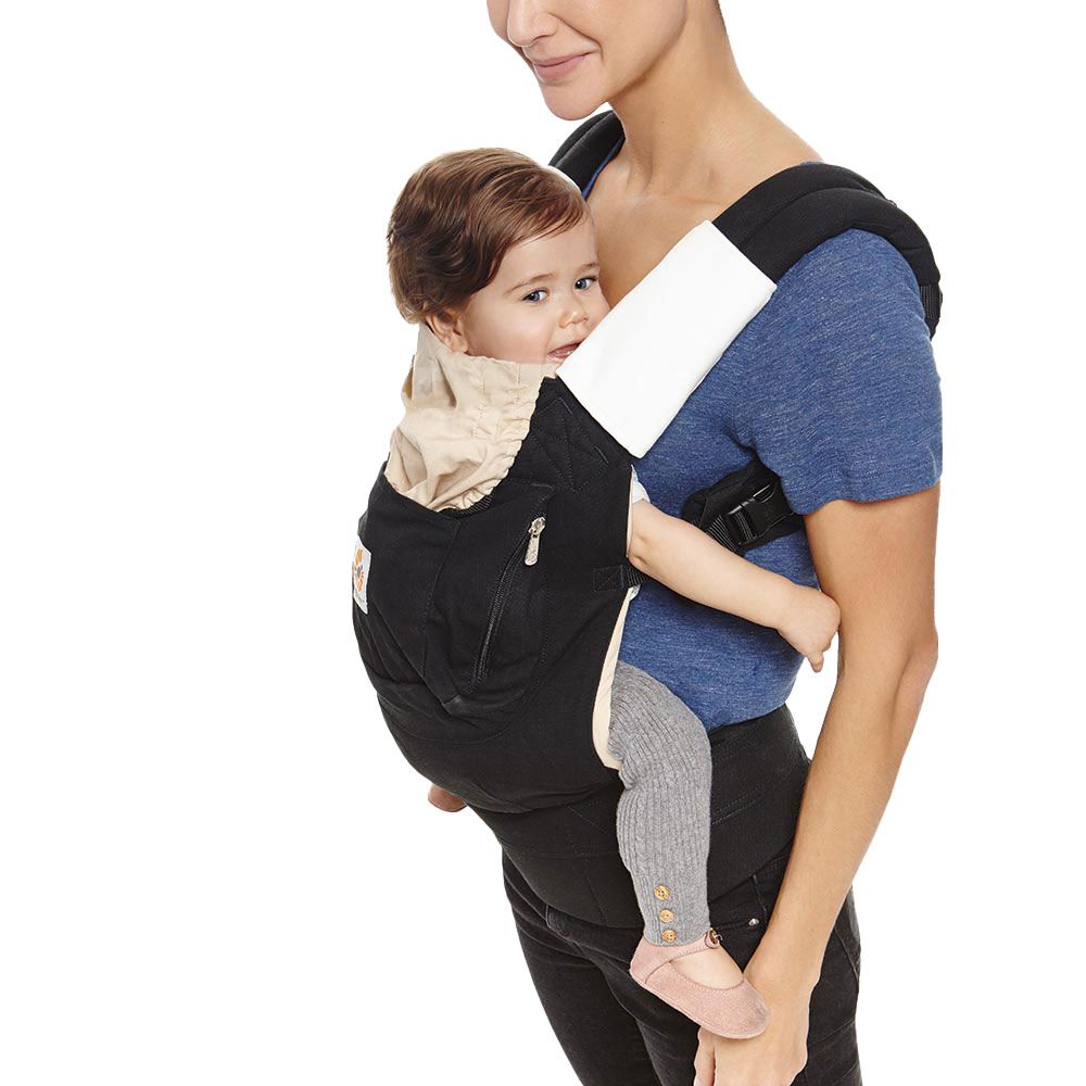 Baby Carrier Dribble Drool Pads Suits Most Carriers Ergo Black Moustaches 