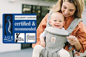 The Campaign for Healthier Backs (AGR) awards Ergobaby OMNI 360 baby carrier its coveted seal of approval