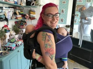 Tandem Babywearing