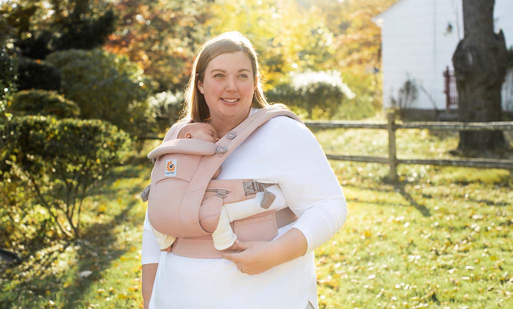 Breastfeeding Chest feeding in our Omni Baby carriers