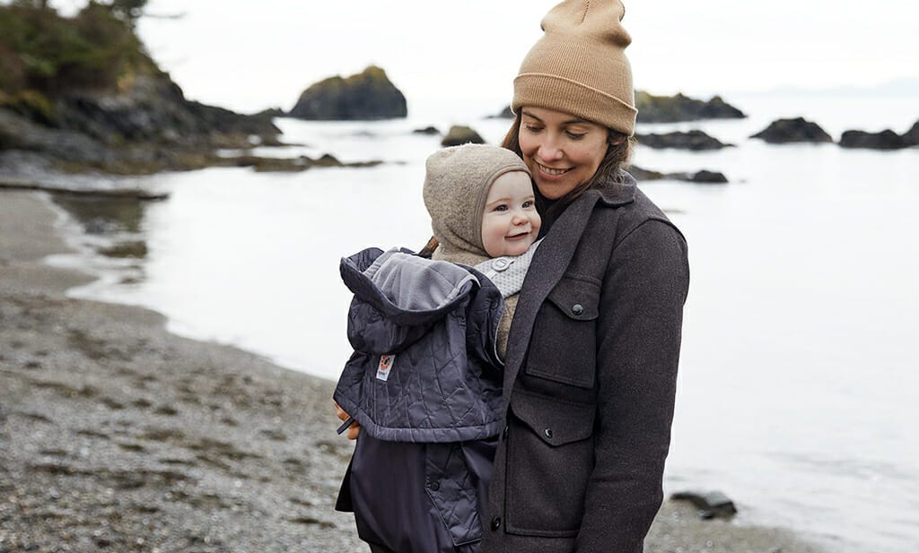 Baby Wearing: How to stay dry and warm all year round