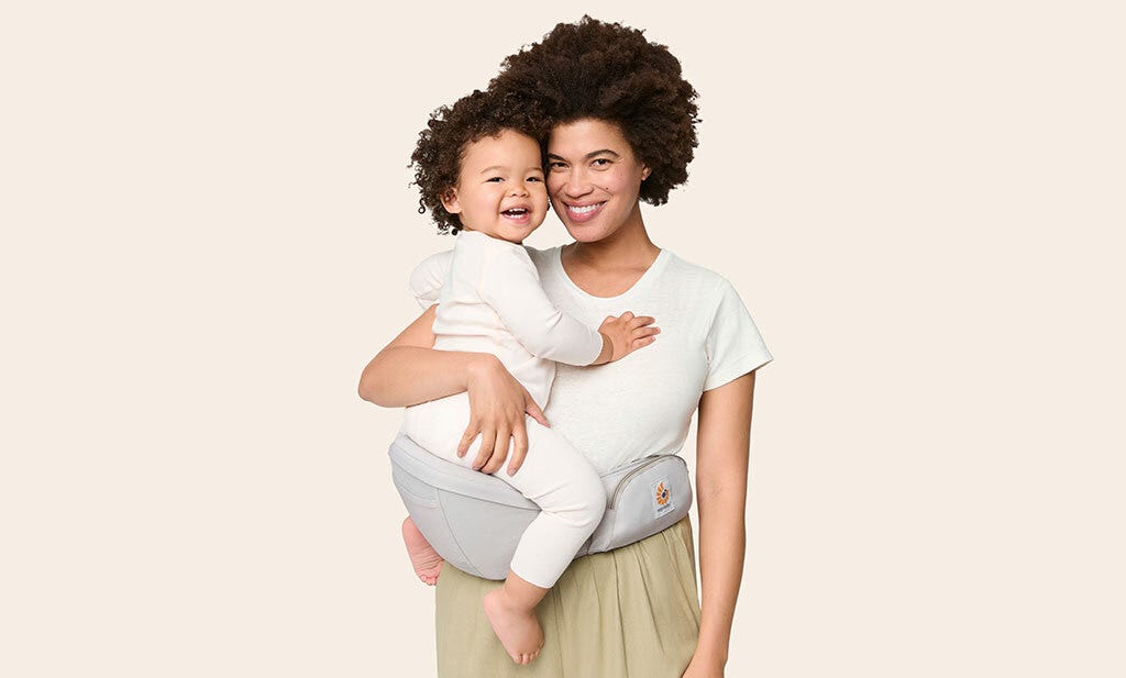 How to carry baby on your hip ergonomically