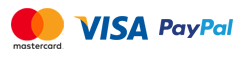 Visa - MasterCard- PayPal